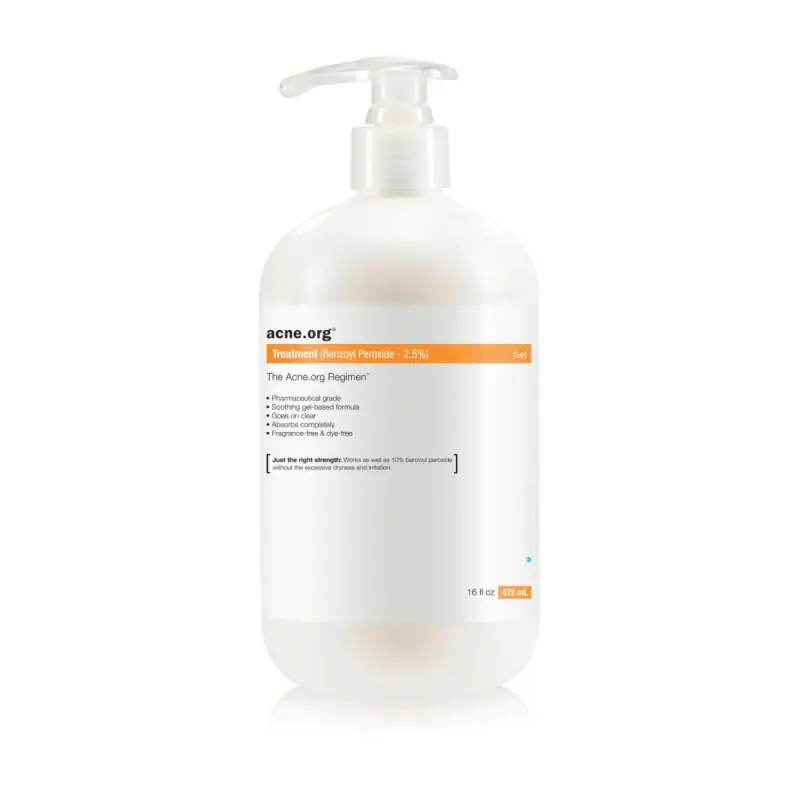 Acne, Acne.Org Treatment(Benzoyl Peroxide 2.5%) 473Mls